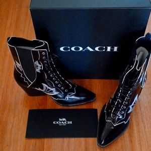 Coach Western Modern Ankle boots G2724 BLK